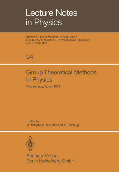 Group Theoretical Methods in Physics - 