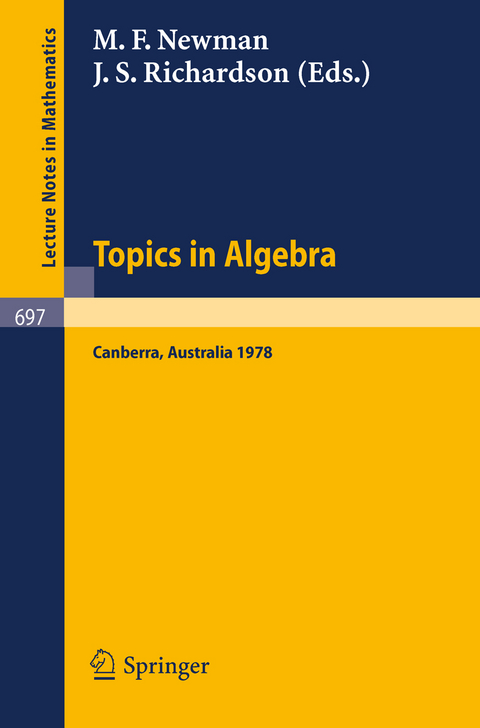 Topics in Algebra - 