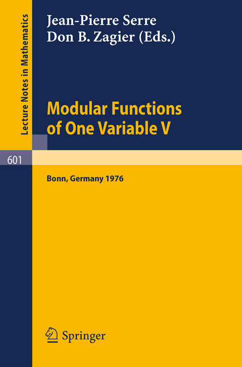 Modular Functions of One Variable V - 
