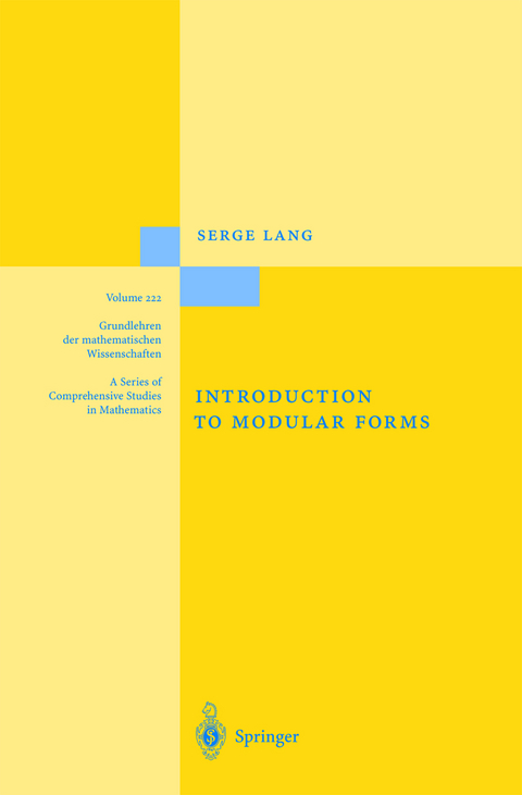 Introduction to Modular Forms - Serge Lang