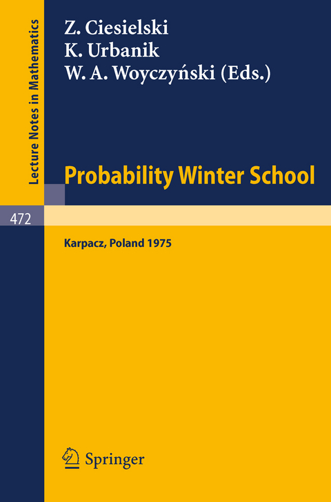 Probability Winter School - 