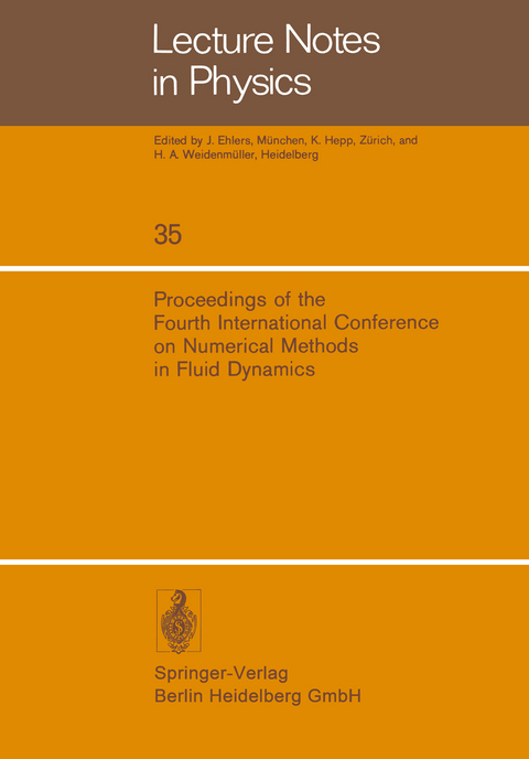 Proceedings of the Fourth International Conference on Numerical Methods in Fluid Dynamics - 