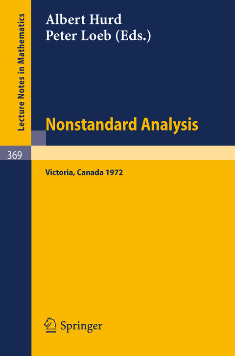 Victoria Symposium on Nonstandard Analysis - 