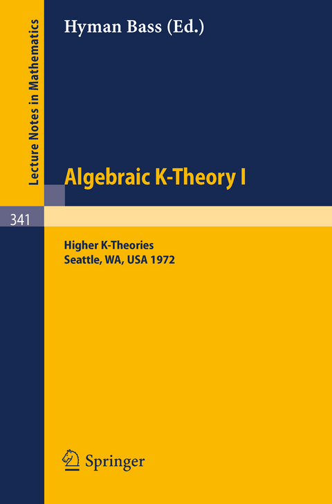 Algebraic K-Theory I - 