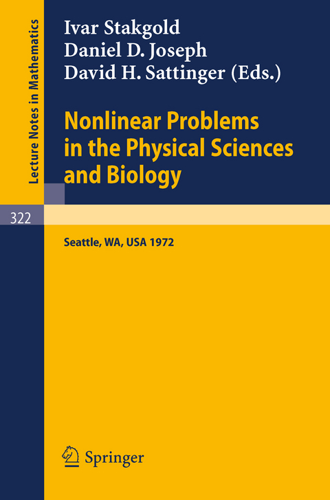 Nonlinear Problems in the Physical Sciences and Biology - 