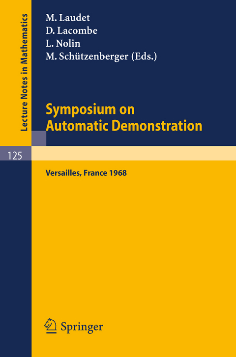 Symposium on Automatic Demonstration - 