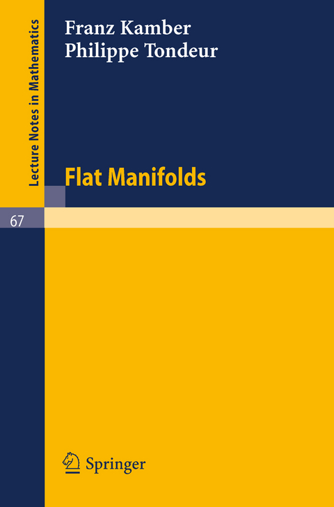 Flat Manifolds - Franz Kamber, Philippe Tondeur
