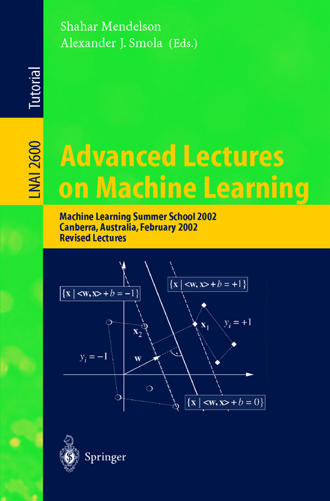 Advanced Lectures on Machine Learning - 