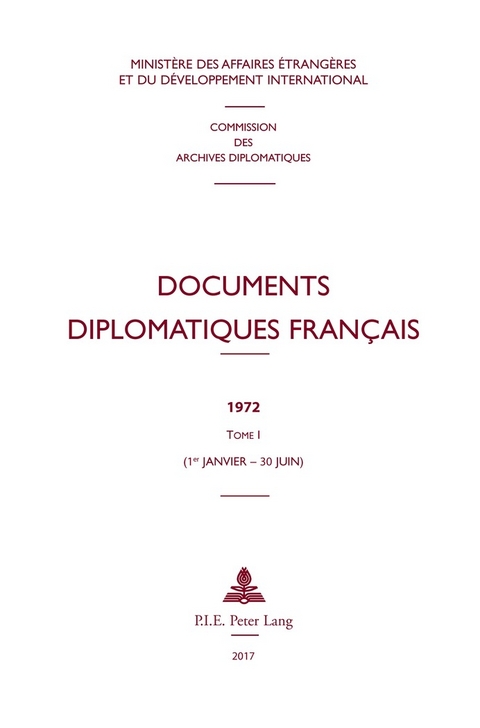 Documents diplomatiques français - 