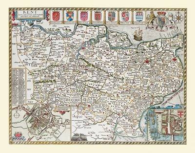 John Speed's Map of Kent 1611 - John Speed