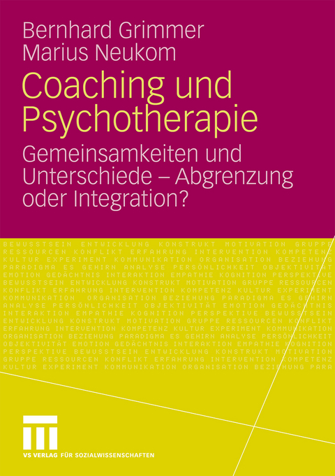 Coaching und Psychotherapie - 