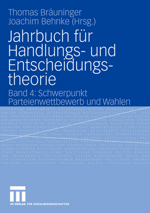 Jahrbuch für Handlungs- und Entscheidungstheorie - 