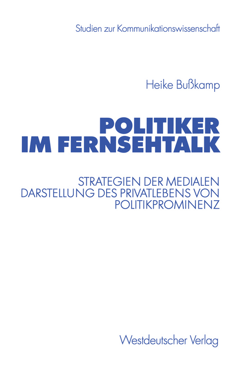 Politiker im Fernsehtalk - Heike Bußkamp