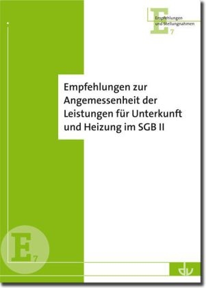 Empfehlungen zur Angemessenheit von Leistungen für Unterkunft und Heizung im SGB II