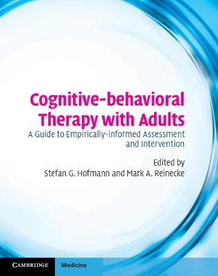 Cognitive-behavioral Therapy with Adults - 