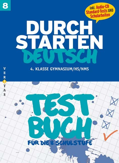 Durchstarten Deutsch 8. Testbuch (inkl. Standard-Tests) - Sandra Krenn, Ewald Cerwenka