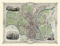 John Tallis Map of Bath 1851 - John Tallis