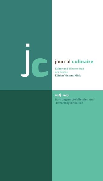 journal culinaire. Kultur und Wissenschaft des Essens - 