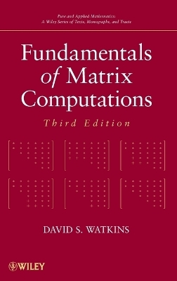 Fundamentals of Matrix Computations - David S. Watkins