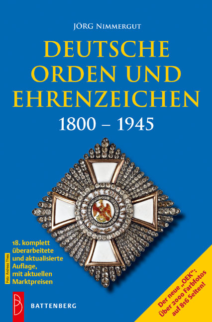 Deutsche Orden und Ehrenzeichen - Jörg Nimmergut