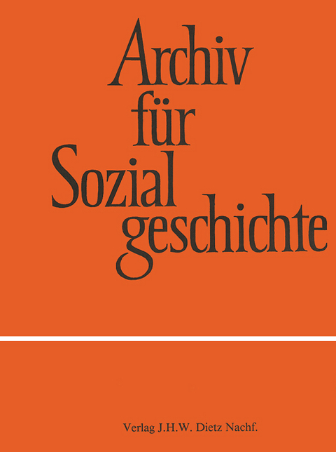 Archiv für Sozialgeschichte, Band 50 (2010) - 