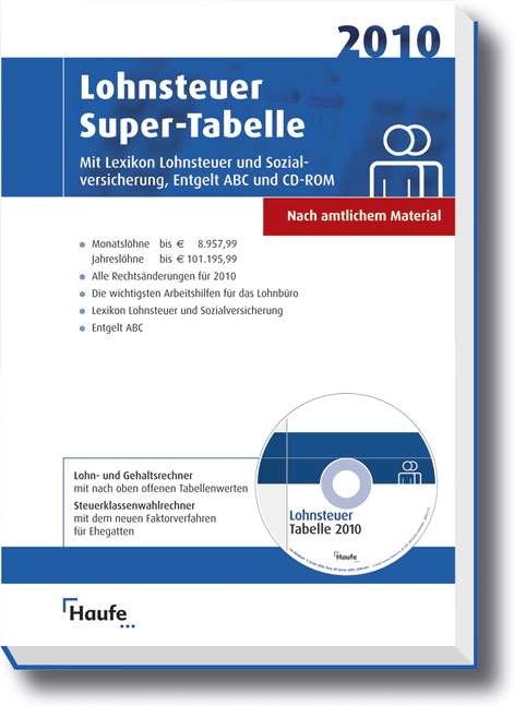 Lohnsteuer Super-Tabelle 2010