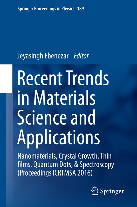 Recent Trends in Materials Science and Applications - 