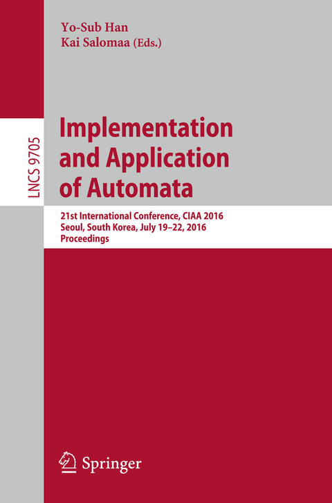 Implementation and Application of Automata - 