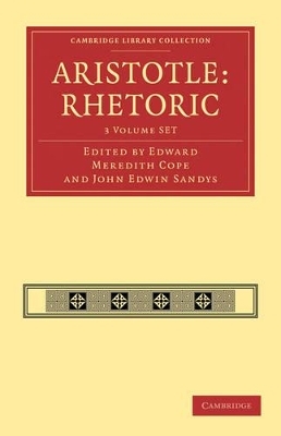 Aristotle: Rhetoric 3 Volume Paperback Set: Volume SET - 