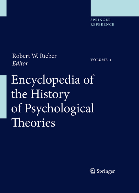 Encyclopedia of the History of Psychological Theories - 