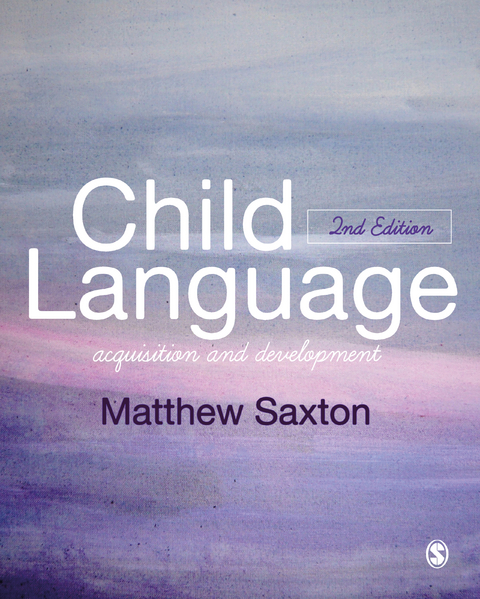 Child Language - Matthew Saxton