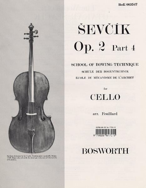 Sevcik Cello Sudies - Opus 2 Part 4 - Otokar Sevcik