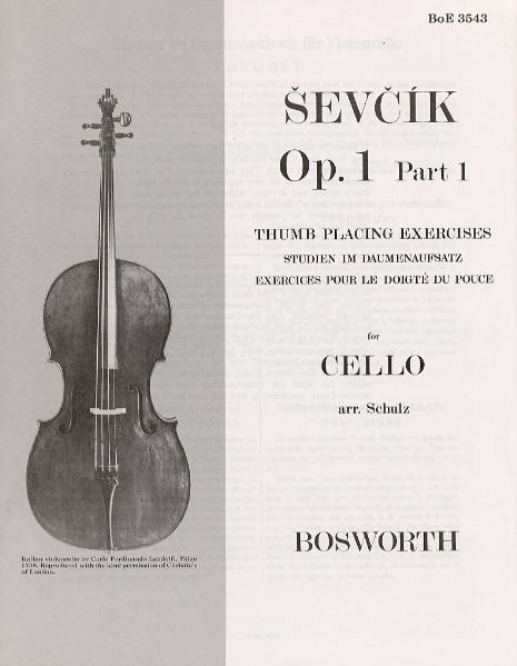 Sevcik Cello Sudies - Opus 1 Part 1 - Otokar Sevcik