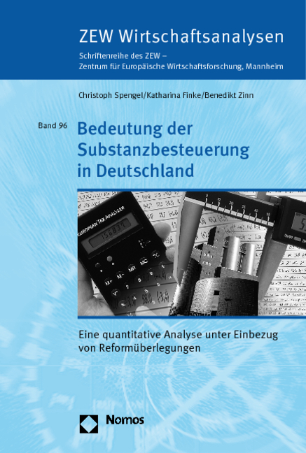 Bedeutung der Substanzbesteuerung in Deutschland - Christoph Spengel, Katharina Finke, Benedikt Zinn