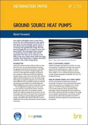 Ground Source Heat Pumps - David Forward