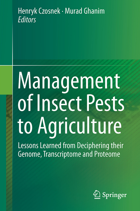 Management of Insect Pests to Agriculture - 