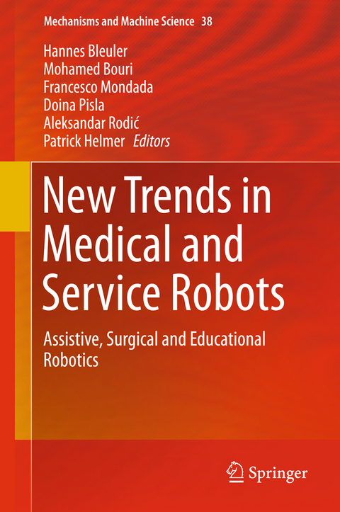 New Trends in Medical and Service Robots - 