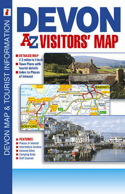 Devon Visitors Map -  Geographers' A-Z Map Company