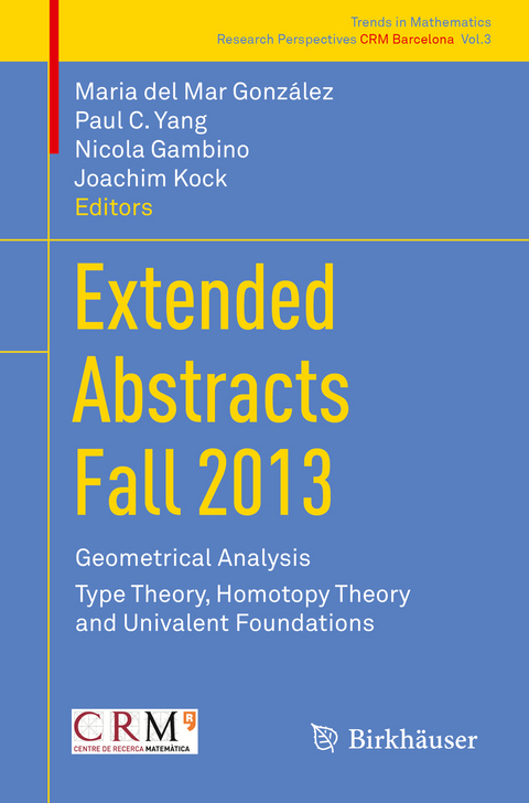 Extended Abstracts Fall 2013 - 