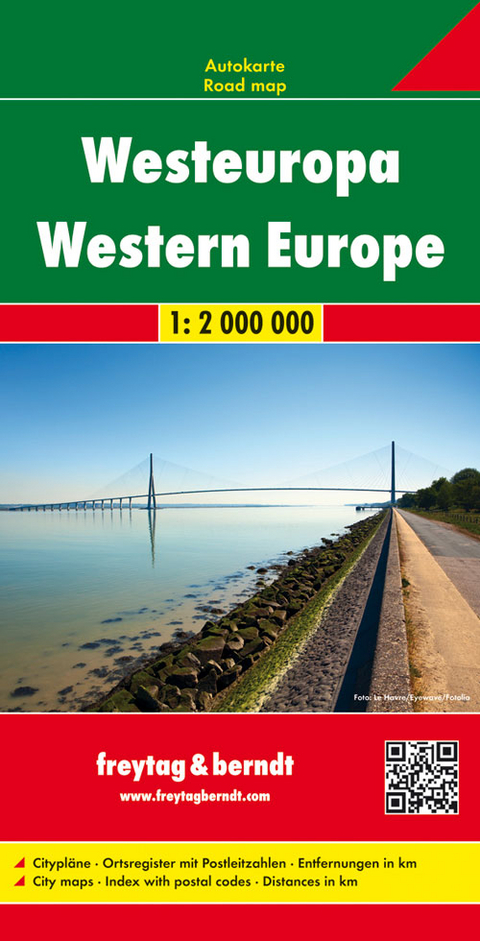 Westeuropa, Autokarte 1:2.000.000 - 