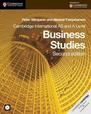 Cambridge International AS and A Level Business Studies Coursebook with CD-ROM - Peter Stimpson, Alastair Farquharson