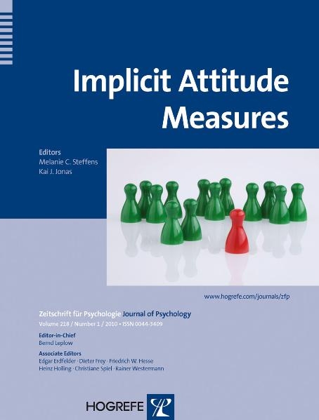 Implicit Attitude Measures - Melanie C. Steffens, Kai J. Jonas