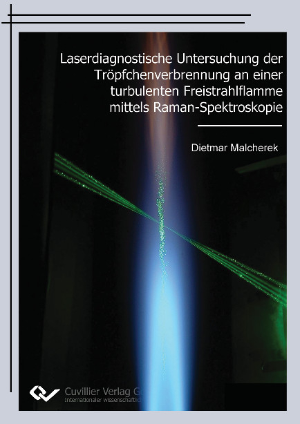 Laserdiagnostische Untersuchung der Tröpfchenverbrennung an einer turbulenten Freistrahlflamme mittels Raman-Spektroskopie - Dietmar Malcherek