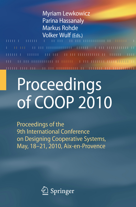 Proceedings of COOP 2010 - 