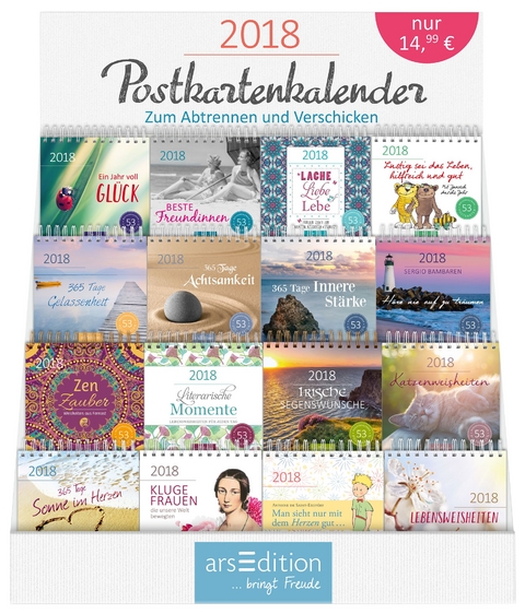 Display Postkartenkalender 2018