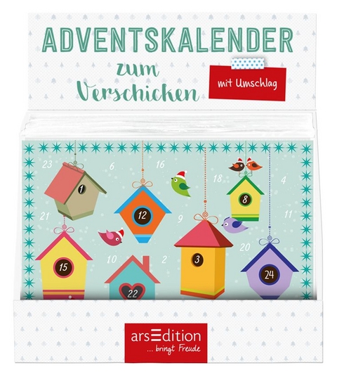 Display Adventskalender zum Verschicken. A5-Format