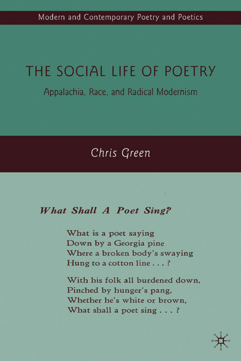 The Social Life of Poetry - C. Green