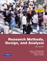 Research Methods, Design, and Analysis - Larry B. Christensen, R. Burke Johnson, Lisa A. Turner