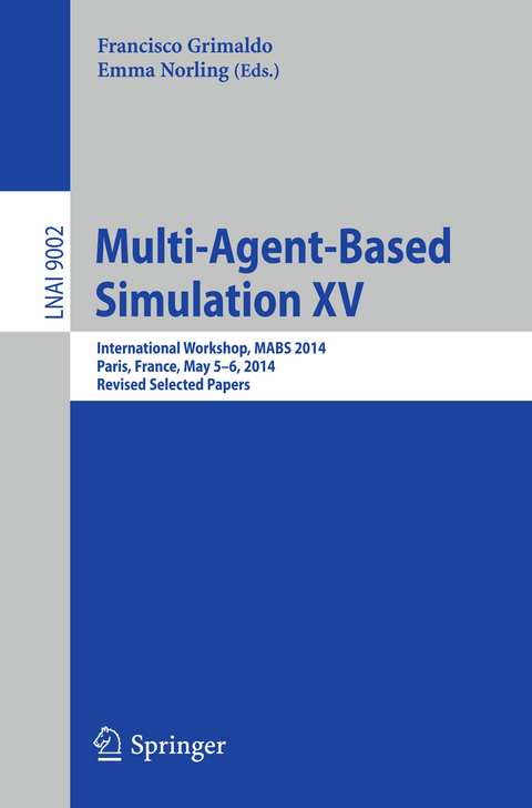 Multi-Agent-Based Simulation XV - 