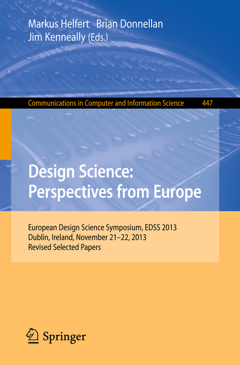 Design Science: Perspectives from Europe - 